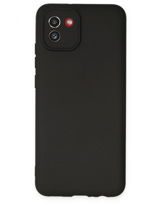 Newface Samsung Galaxy A03 Kılıf First Silikon - Siyah