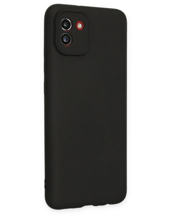 Newface Samsung Galaxy A03 Kılıf First Silikon - Siyah