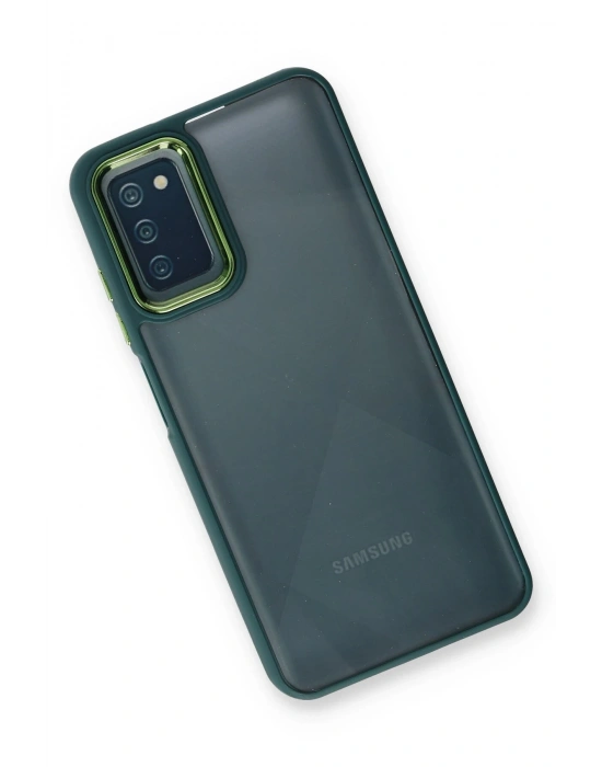 Newface Samsung Galaxy A03S Kılıf Dora Kapak - Haki Yeşil