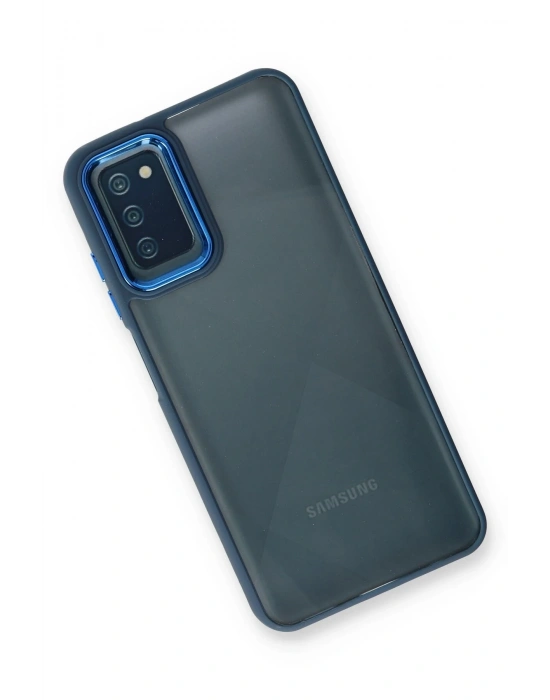 Newface Samsung Galaxy A03S Kılıf Dora Kapak - Mavi