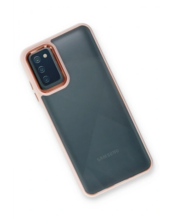 Newface Samsung Galaxy A03S Kılıf Dora Kapak - Pudra