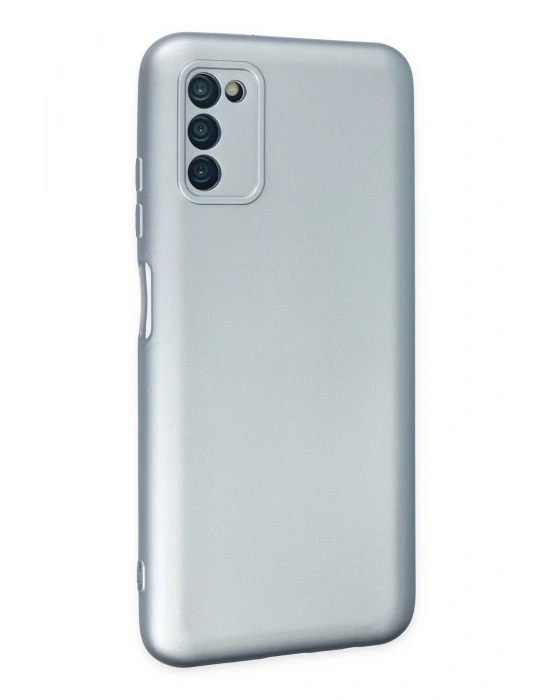 Newface Samsung Galaxy A03S Kılıf Nano içi Kadife Silikon - Sky Blue