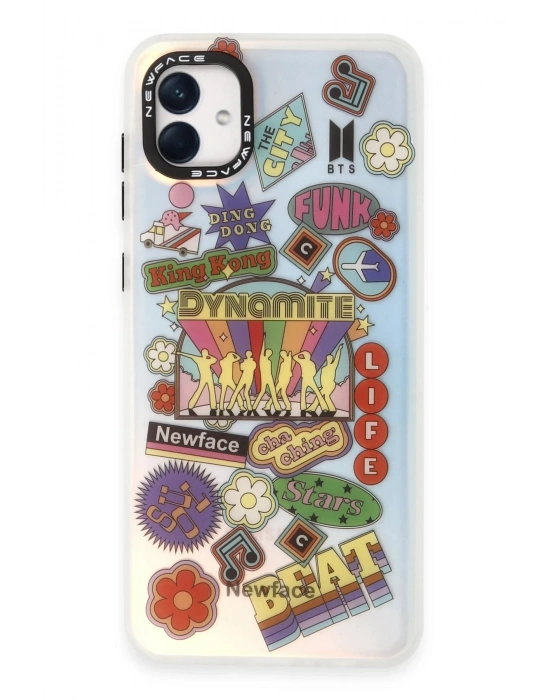 Newface Samsung Galaxy A04 Kılıf Estoril Desenli Kapak - Estoril - 14