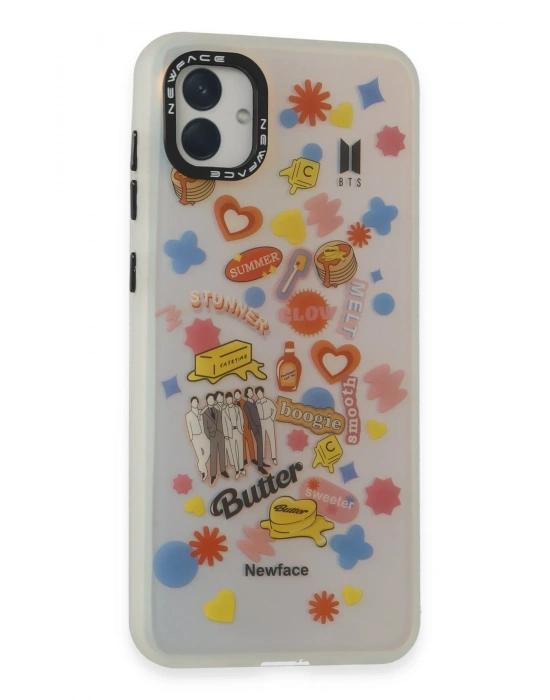 Newface Samsung Galaxy A04 Kılıf Estoril Desenli Kapak - Estoril - 16