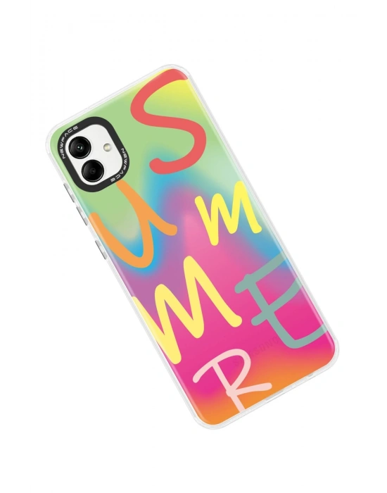 Newface Samsung Galaxy A04 Kılıf Estoril Desenli Kapak - Estoril - 3