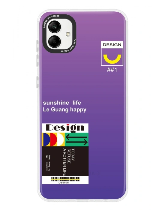 Newface Samsung Galaxy A04 Kılıf Estoril Desenli Kapak - Estoril - 4