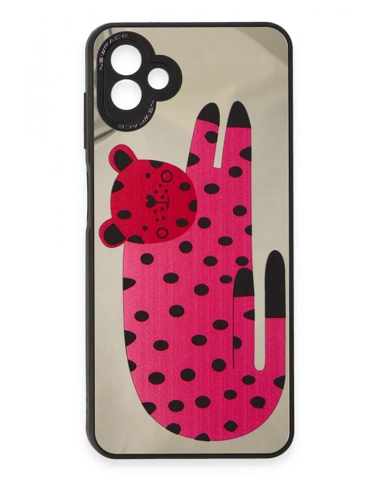 Newface Samsung Galaxy A04 Kılıf Mirror Desenli Kapak - Mirror - 12