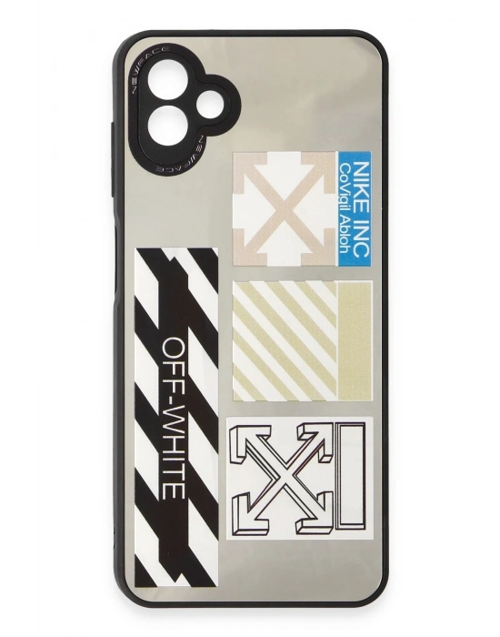 Newface Samsung Galaxy A04 Kılıf Mirror Desenli Kapak - Mirror - 6