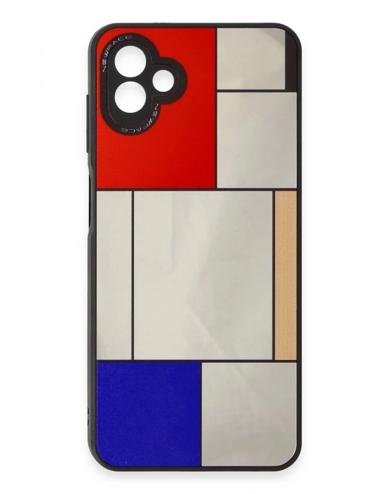 Newface Samsung Galaxy A04 Kılıf Mirror Desenli Kapak - Mirror - 9