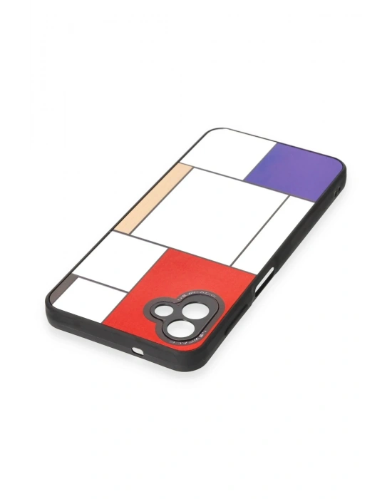 Newface Samsung Galaxy A04 Kılıf Mirror Desenli Kapak - Mirror - 9