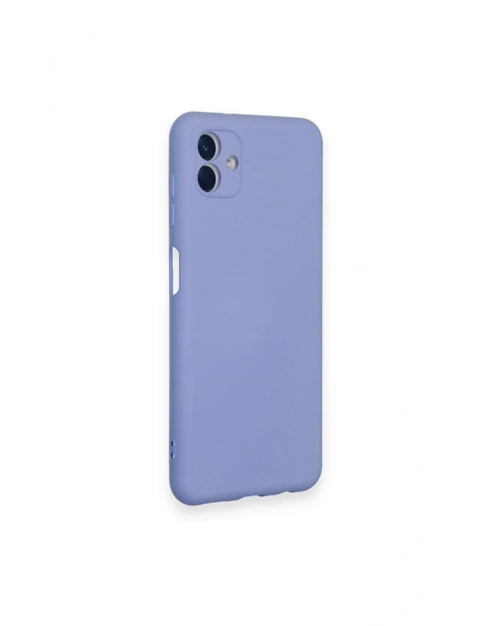 Newface Samsung Galaxy A04 Kılıf Nano içi Kadife Silikon - Lila