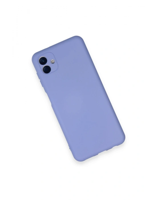 Newface Samsung Galaxy A04 Kılıf Nano içi Kadife Silikon - Lila