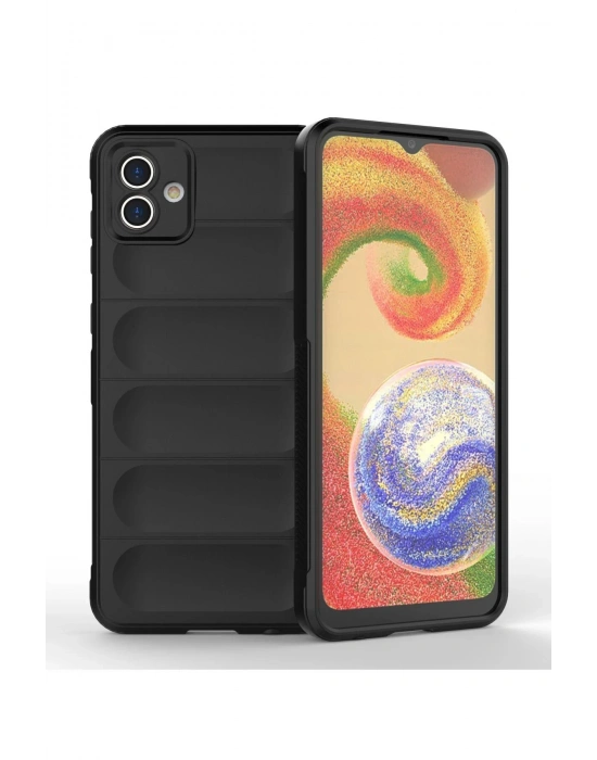 Newface Samsung Galaxy A04 Kılıf Optimum Silikon - Siyah