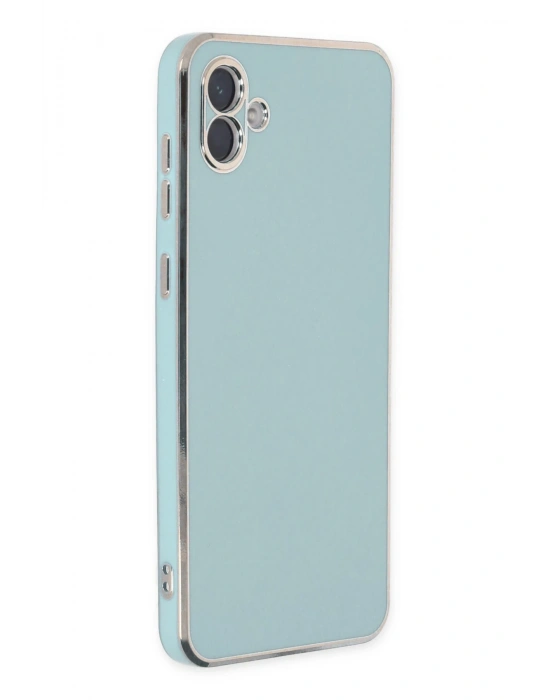 Newface Samsung Galaxy A04 Kılıf Volet Silikon - Açık Yeşil