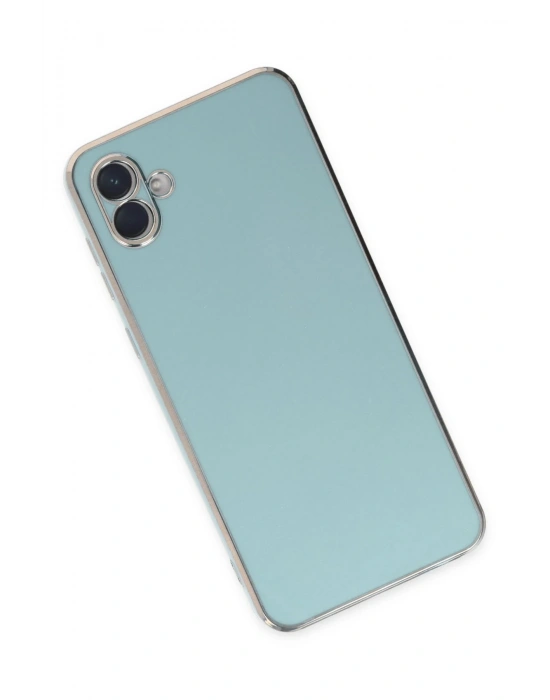 Newface Samsung Galaxy A04 Kılıf Volet Silikon - Açık Yeşil