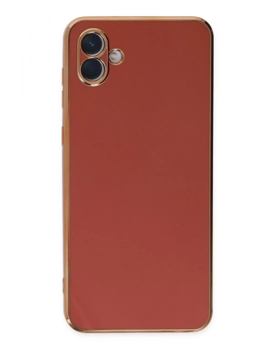 Newface Samsung Galaxy A04 Kılıf Volet Silikon - Kırmızı