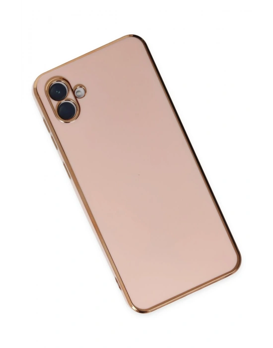 Newface Samsung Galaxy A04 Kılıf Volet Silikon - Pembe
