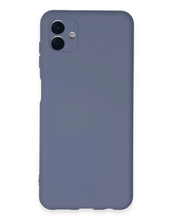 Newface Samsung Galaxy A04E Kılıf Nano içi Kadife Silikon - Gri