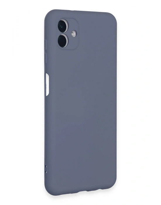 Newface Samsung Galaxy A04E Kılıf Nano içi Kadife Silikon - Gri