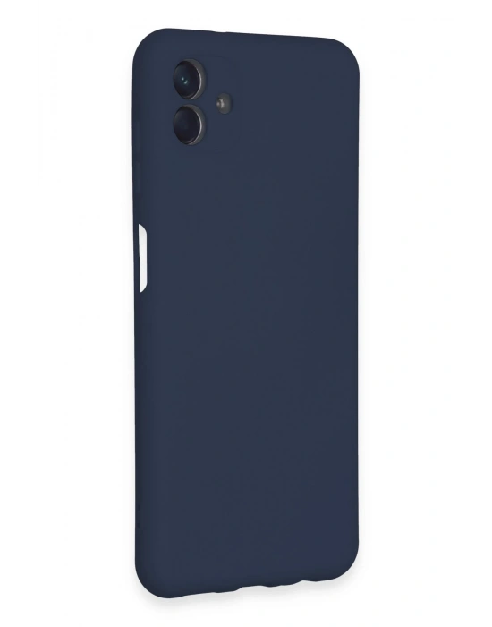 Newface Samsung Galaxy A04E Kılıf Nano içi Kadife Silikon - Lacivert