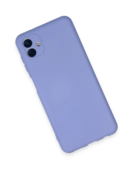 Newface Samsung Galaxy A04E Kılıf Nano içi Kadife Silikon - Lila
