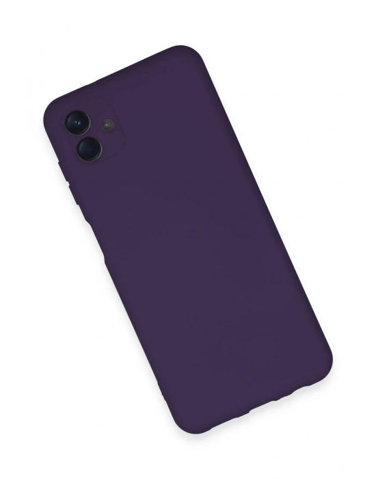 Newface Samsung Galaxy A04E Kılıf Nano içi Kadife Silikon - Mor