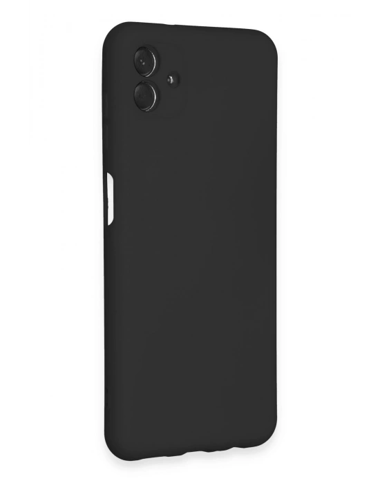 Newface Samsung Galaxy A04E Kılıf Nano içi Kadife Silikon - Siyah