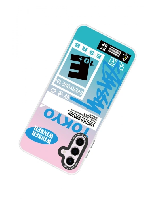 Newface Samsung Galaxy A04S Kılıf Estoril Desenli Kapak - Estoril - 1