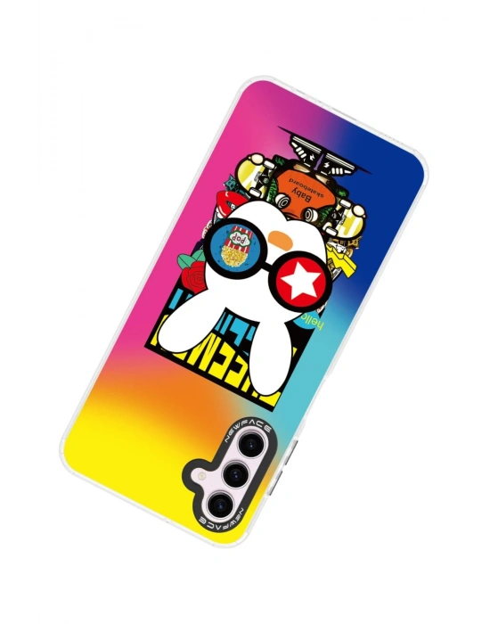 Newface Samsung Galaxy A04S Kılıf Estoril Desenli Kapak - Estoril - 10