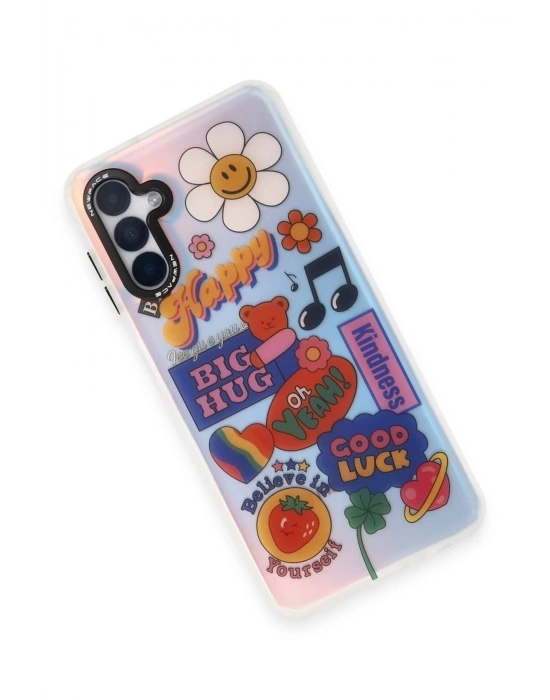 Newface Samsung Galaxy A04S Kılıf Estoril Desenli Kapak - Estoril - 15