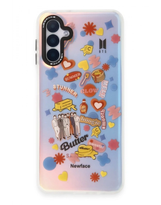 Newface Samsung Galaxy A04S Kılıf Estoril Desenli Kapak - Estoril - 16