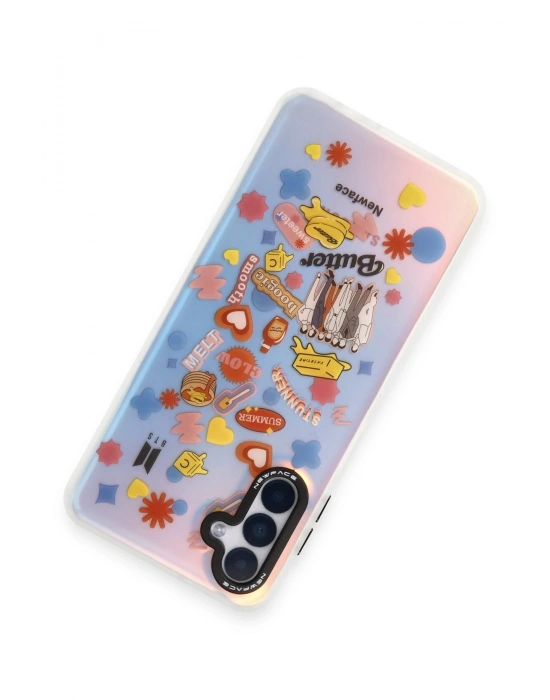 Newface Samsung Galaxy A04S Kılıf Estoril Desenli Kapak - Estoril - 16