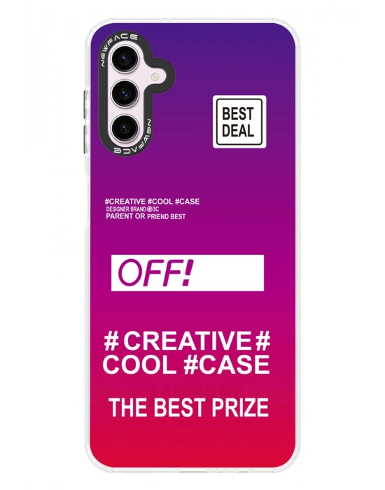 Newface Samsung Galaxy A04S Kılıf Estoril Desenli Kapak - Estoril - 9