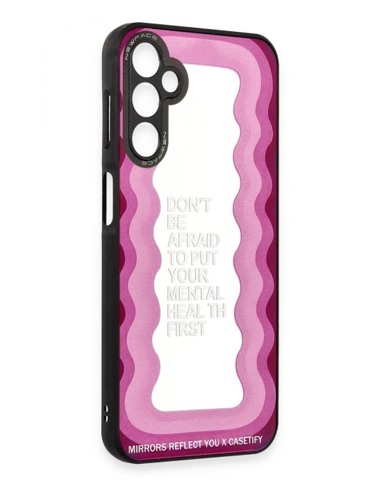 Newface Samsung Galaxy A04S Kılıf Mirror Desenli Kapak - Mirror - 11