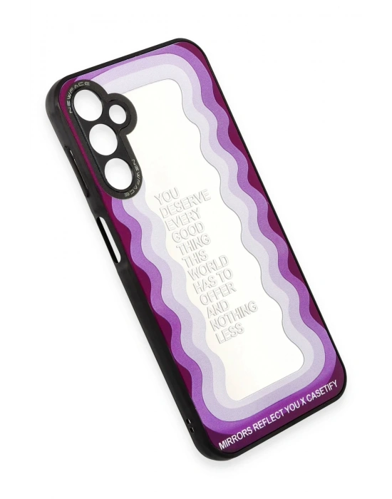 Newface Samsung Galaxy A04S Kılıf Mirror Desenli Kapak - Mirror - 5