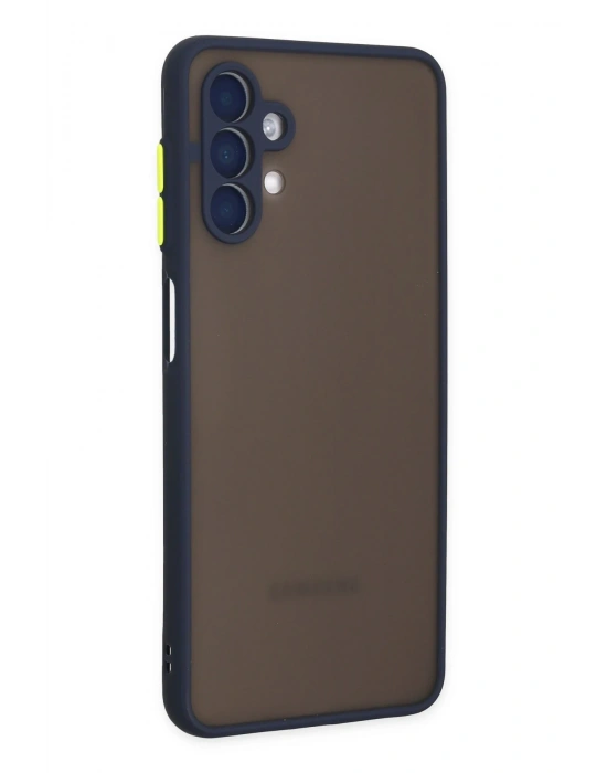 Newface Samsung Galaxy A04S Kılıf Montreal Silikon Kapak - Lacivert