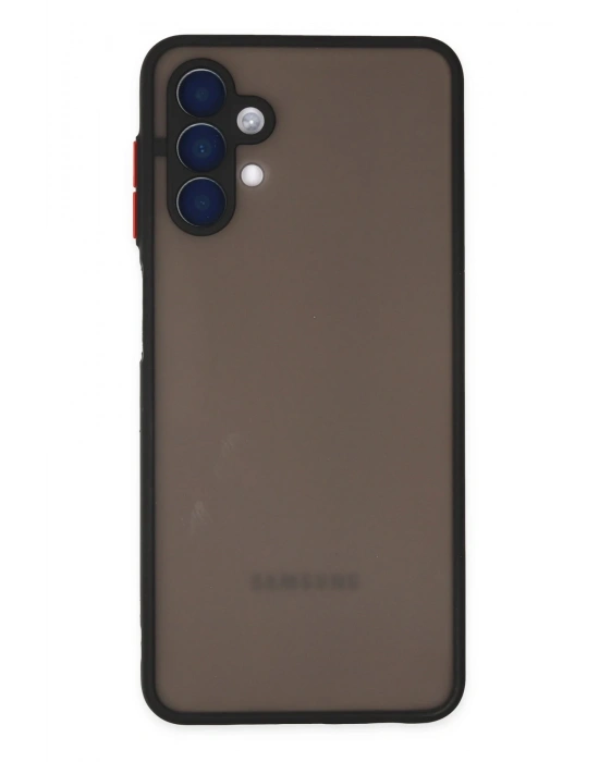 Newface Samsung Galaxy A04S Kılıf Montreal Silikon Kapak - Siyah