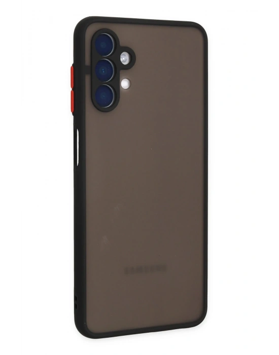 Newface Samsung Galaxy A04S Kılıf Montreal Silikon Kapak - Siyah