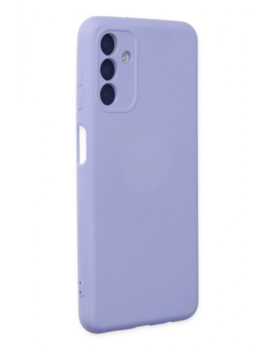 Newface Samsung Galaxy A04S Kılıf Nano içi Kadife Silikon - Lila