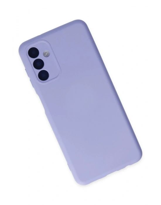 Newface Samsung Galaxy A04S Kılıf Nano içi Kadife Silikon - Lila
