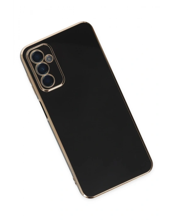 Newface Samsung Galaxy A04S Kılıf Volet Silikon - Siyah