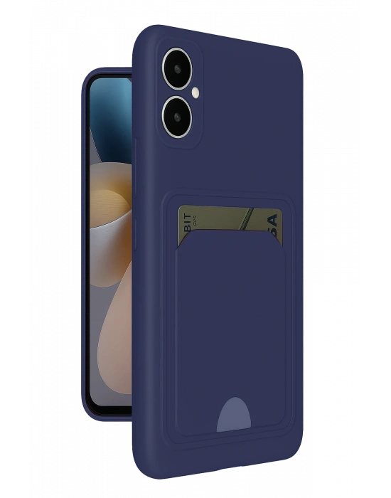 Newface Samsung Galaxy A05 Kelvin Kartvizitli Silikon - Lacivert