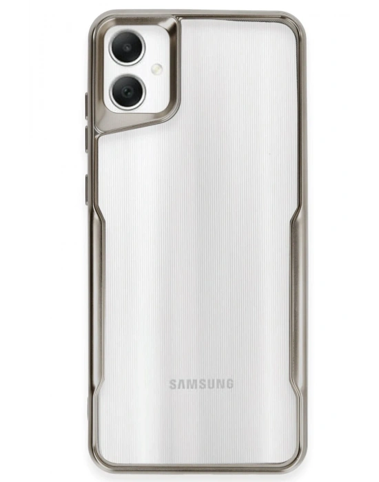 Newface Samsung Galaxy A05 Kılıf Boyi Silikon Kapak - Titan Gri