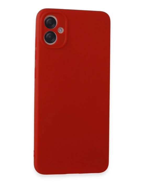 Newface Samsung Galaxy A05 Kılıf First Silikon - Kırmızı