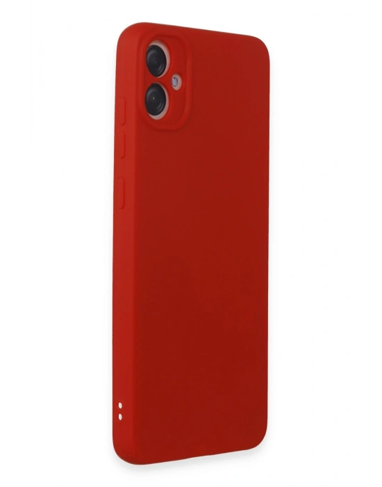 Newface Samsung Galaxy A05 Kılıf First Silikon - Kırmızı