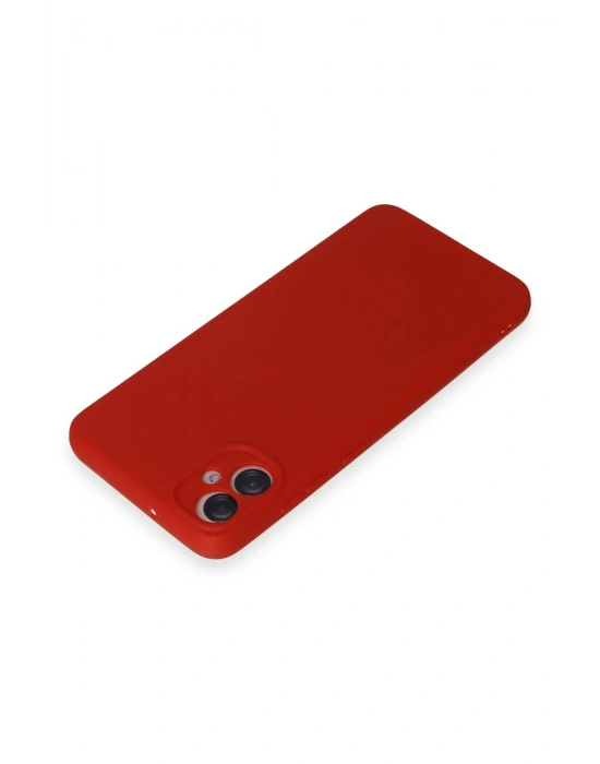 Newface Samsung Galaxy A05 Kılıf First Silikon - Kırmızı