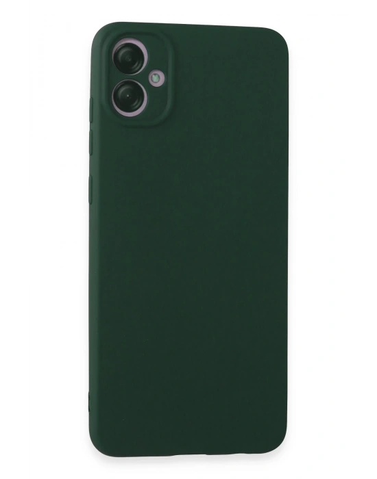 Newface Samsung Galaxy A05 Kılıf First Silikon - Koyu Yeşil