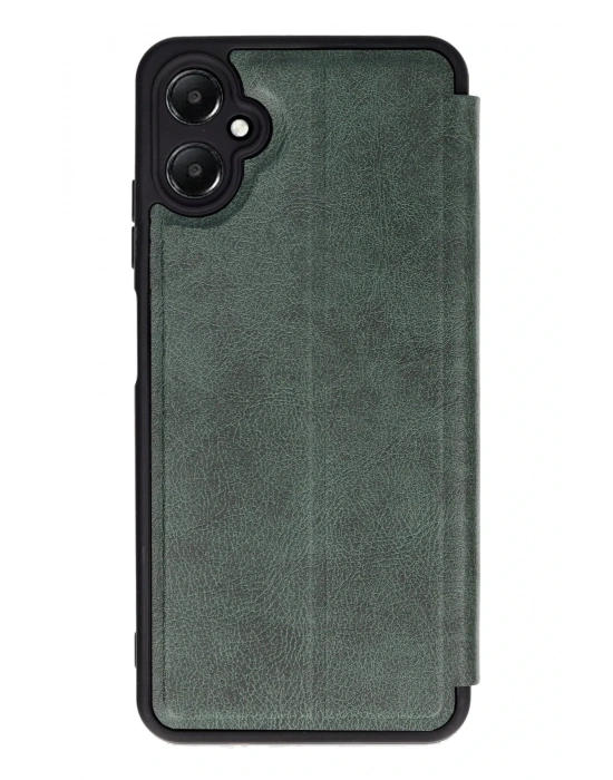 Newface Samsung Galaxy A05 Kılıf Flip Cover - Koyu Yeşil