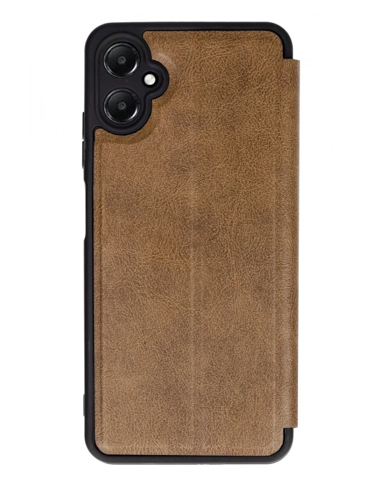 Newface Samsung Galaxy A05 Kılıf Flip Cover - Taba