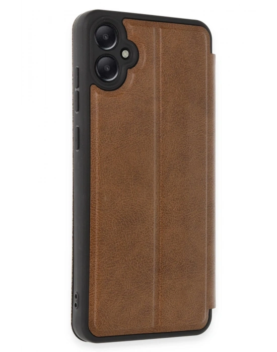 Newface Samsung Galaxy A05 Kılıf Flip Cover - Taba